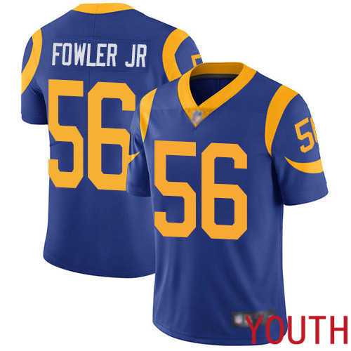 Los Angeles Rams Limited Royal Blue Youth Dante Fowler Jr Alternate Jersey NFL Football 56 Vapor Untouchable